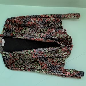 Anthropologie velvet smoking jacket